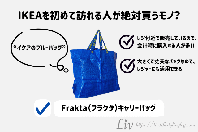 はじめてIKEAを訪れる人が絶対買うもののブルーバッグ