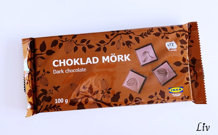 KEA（イケア）CHOKLAD MÖRK（ショクラード・ムルク）のダークチョコレート