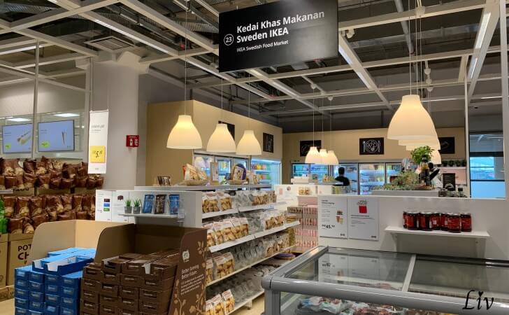 IKEA（イケア）スウェーデンフードマーケットの売り場