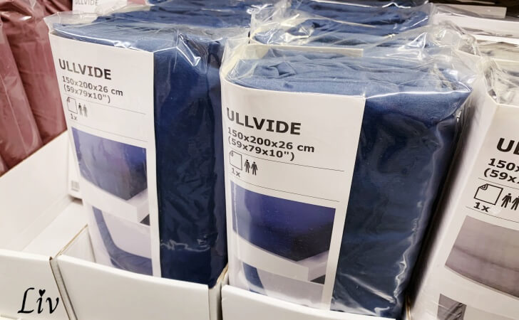 IKEAで販売されているULLVIDE（ウッルヴィーデ）のボックスシーツ